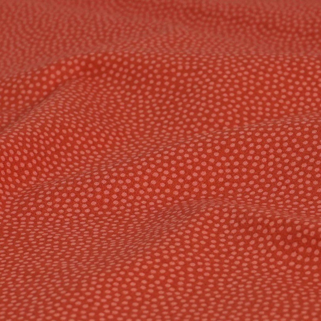 Baumwollstoff Dottys Punkte hell terracotta rost